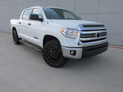 Super White Toyota Tundra TSS CrewMax. Click to enlarge. Super White Toyota Tundra TSS CrewMax. Click to enlarge.