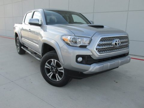 Silver Sky Metallic Toyota Tacoma TRD Sport Double Cab.  Click to enlarge.