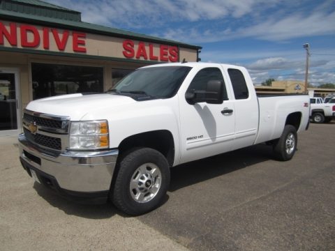 Summit White Chevrolet Silverado 2500HD LT Extended Cab 4x4. Click to enlarge. Summit White Chevrolet Silverado 2500HD LT Extended Cab 4x4. Click to enlarge.