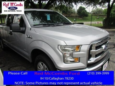 Ingot Silver Ford F150 XLT SuperCab.  Click to enlarge.