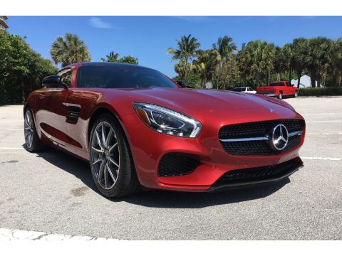 designo Cardinal Red Mercedes-Benz AMG GT S Coupe.  Click to enlarge.