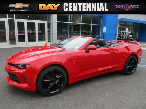 Red Hot Chevrolet Camaro LT Convertible.  Click to enlarge.