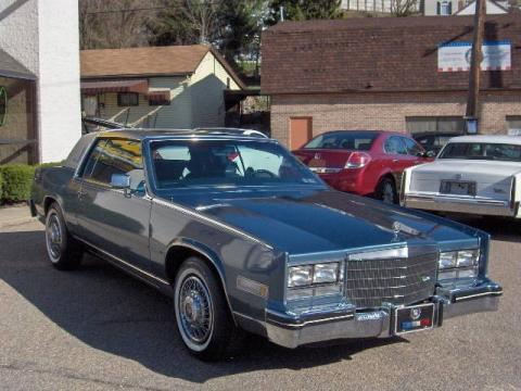 Light Royal Blue Metallic Cadillac Eldorado Biarritz Coupe.  Click to enlarge.