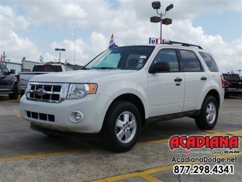 White Suede Ford Escape XLT.  Click to enlarge.