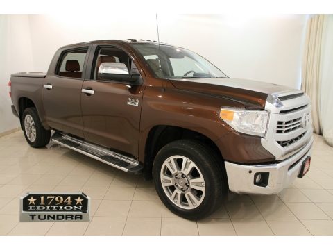 Sunset Bronze Mica Toyota Tundra 1794 Edition CrewMax 4x4.  Click to enlarge.
