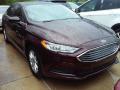 Front 3/4 View of 2017 Ford Fusion S #24