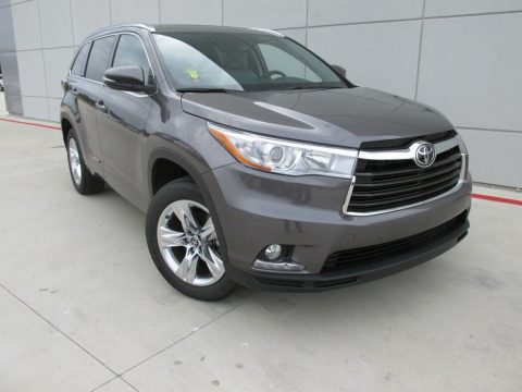 Predawn Gray Mica Toyota Highlander Limited Platinum.  Click to enlarge.