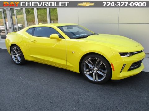 Bright Yellow Chevrolet Camaro LT Coupe.  Click to enlarge.