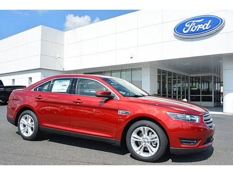 Ruby Red Ford Taurus SEL.  Click to enlarge.