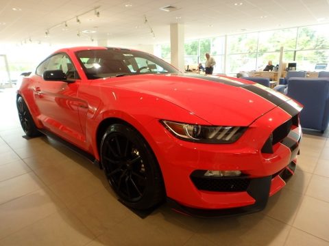 Competition Orange Ford Mustang Shelby GT350.  Click to enlarge.