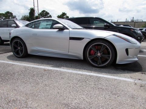 Rhodium Silver Jaguar F-TYPE R AWD Coupe.  Click to enlarge.