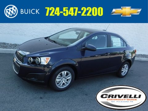 Blue Velvet Metallic Chevrolet Sonic LT Sedan.  Click to enlarge.