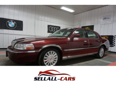 Autumn Red Metallic Lincoln Town Car Signature.  Click to enlarge.