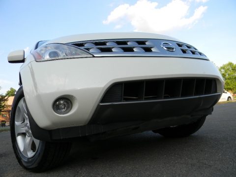 Glacier Pearl White Nissan Murano SL AWD.  Click to enlarge.