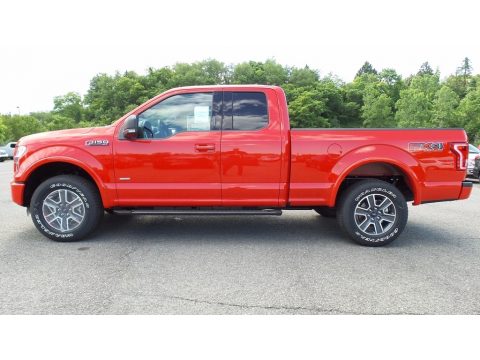 Race Red Ford F150 XLT SuperCab 4x4.  Click to enlarge.