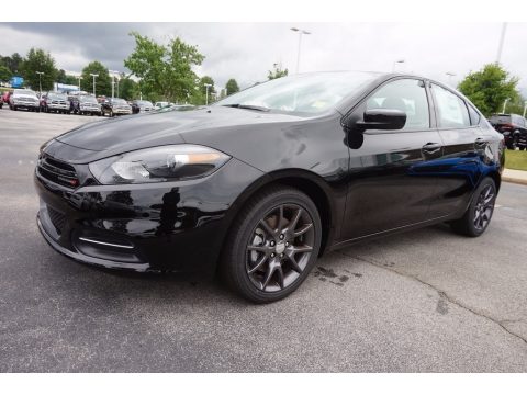 Pitch Black Dodge Dart SE.  Click to enlarge.