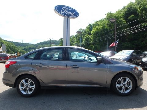 Sterling Gray Ford Focus SE Sedan.  Click to enlarge.