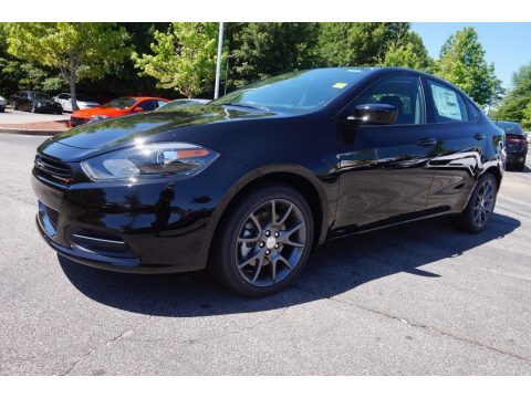 Pitch Black Dodge Dart SE.  Click to enlarge.