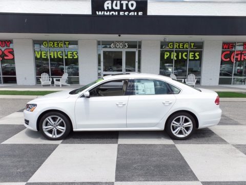 Candy White Volkswagen Passat 1.8T SE.  Click to enlarge.