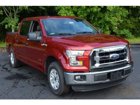 Ruby Red Ford F150 XLT SuperCrew.  Click to enlarge.