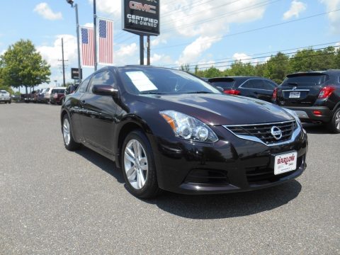 Crimson Black Nissan Altima 2.5 S Coupe.  Click to enlarge.