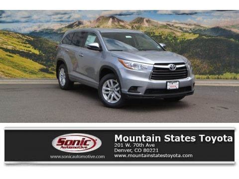 Silver Sky Metallic Toyota Highlander LE V6 AWD. Click to enlarge. Silver Sky Metallic Toyota Highlander LE V6 AWD. Click to enlarge.