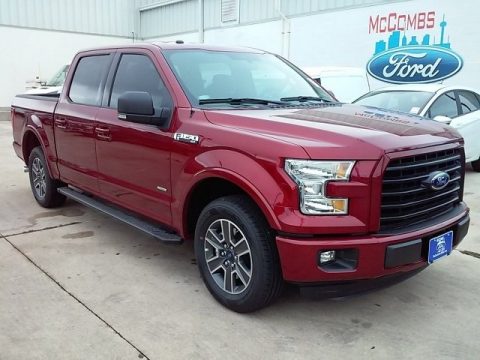 Ruby Red Ford F150 XLT SuperCrew.  Click to enlarge.