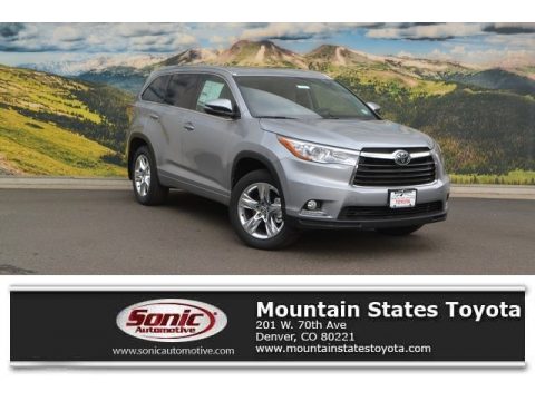 Silver Sky Metallic Toyota Highlander Limited AWD.  Click to enlarge.