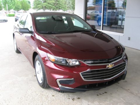 Butte Red Metallic Chevrolet Malibu LS.  Click to enlarge.