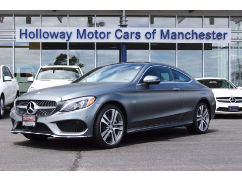 designo Magno Selenite Grey Matt Mercedes-Benz C 300 4Matic Coupe.  Click to enlarge.
