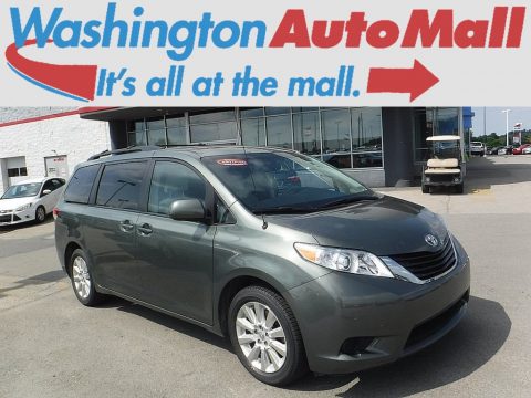 Cypress Green Pearl Toyota Sienna LE AWD.  Click to enlarge.