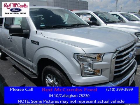 Ingot Silver Ford F150 XLT SuperCab.  Click to enlarge.