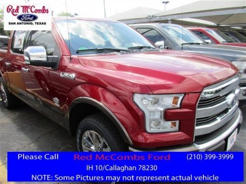Ruby Red Ford F150 King Ranch SuperCrew 4x4.  Click to enlarge.