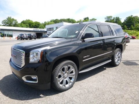 Onyx Black GMC Yukon Denali 4WD.  Click to enlarge.