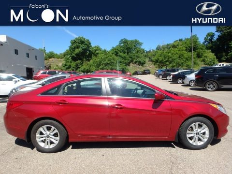 Venetian Red Pearl Hyundai Sonata GLS.  Click to enlarge.