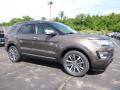 Front 3/4 View of 2016 Ford Explorer Platinum 4WD #1