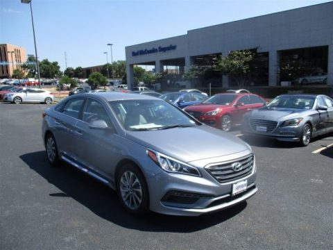 Shale Gray Metallic Hyundai Sonata Sport.  Click to enlarge.