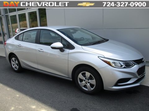 Silver Ice Metallic Chevrolet Cruze LS Sedan.  Click to enlarge.