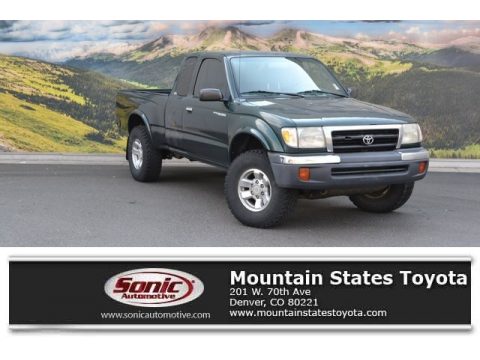 Surfside Green Mica Toyota Tacoma V6 Extended Cab 4x4.  Click to enlarge.
