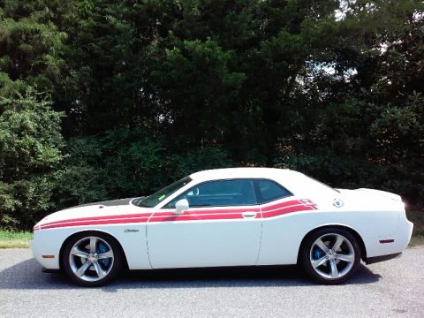 Bright White Dodge Challenger R/T Classic.  Click to enlarge.