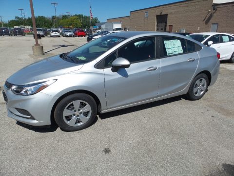 Silver Ice Metallic Chevrolet Cruze LS Sedan.  Click to enlarge.