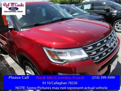 Ruby Red Metallic Tri-Coat Ford Explorer XLT.  Click to enlarge.