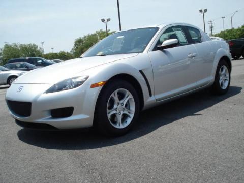 Sunlight Silver Metallic Mazda RX-8 .  Click to enlarge.