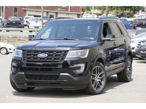 Shadow Black Ford Explorer Sport 4WD.  Click to enlarge.