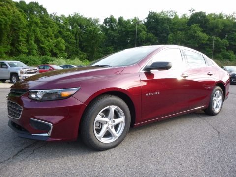 Butte Red Metallic Chevrolet Malibu LS.  Click to enlarge.