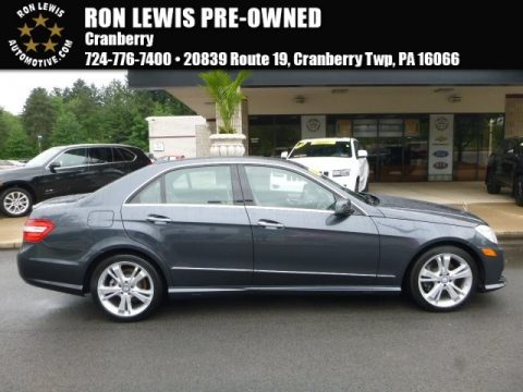 Steel Grey Metallic Mercedes-Benz E 350 4Matic Sedan.  Click to enlarge.