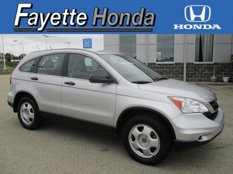 Alabaster Silver Metallic Honda CR-V LX AWD.  Click to enlarge.