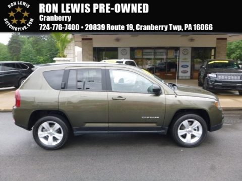 ECO Green Pearl Jeep Compass Sport.  Click to enlarge.
