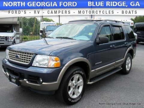 Dark Blue Pearl Metallic Ford Explorer Eddie Bauer 4x4.  Click to enlarge.