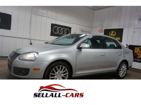 Reflex Silver Metallic Volkswagen Jetta GLI Sedan.  Click to enlarge.